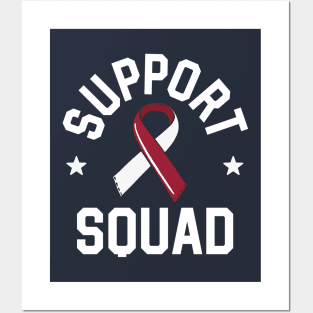 Oral Cancer Support Squad Head And Neck Cancer Awareness Posters and Art